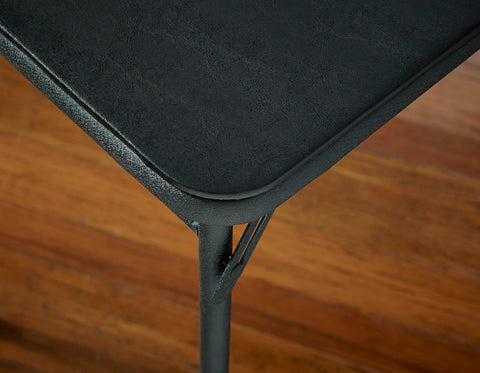 Cosco lightweight folding table designed for easy transport.