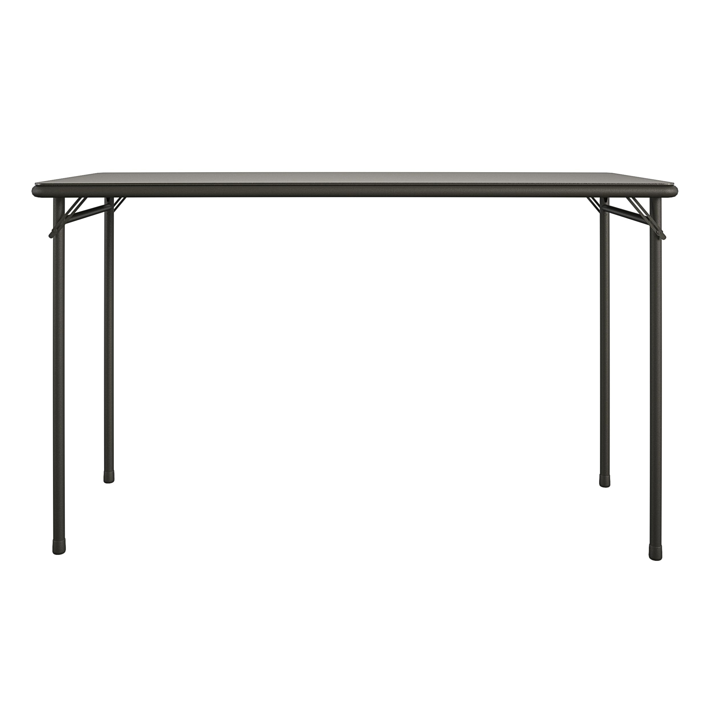 Cosco non-marring leg tips protect floors during setup.