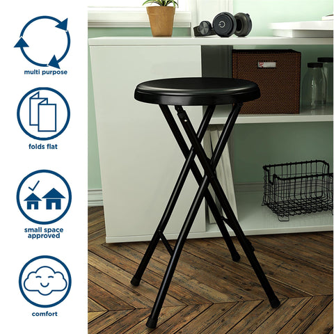 Cosco vinyl padded seat offers long-term comfort