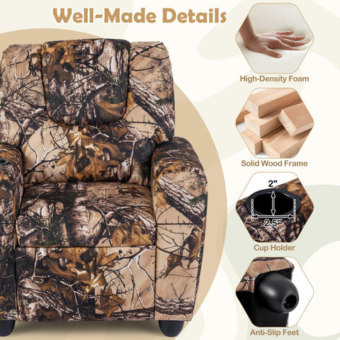 Costzon Kids Recliner Chair simple two-step assembly.