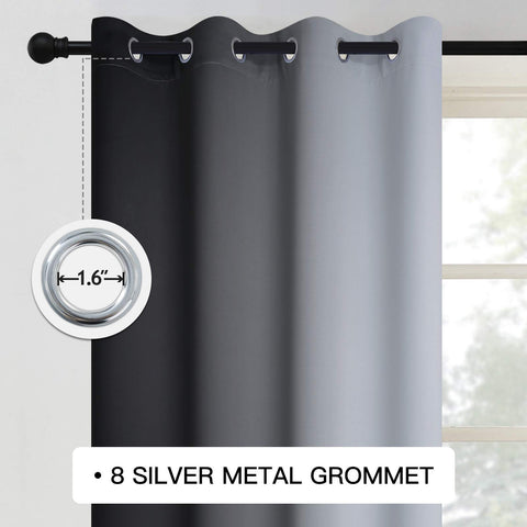 COSVIYA blackout panels with gradient edges reduce glare and protect furnishings.