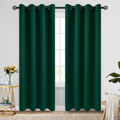 COSVIYA blackout curtains pack of 2 ready for two-panel installation