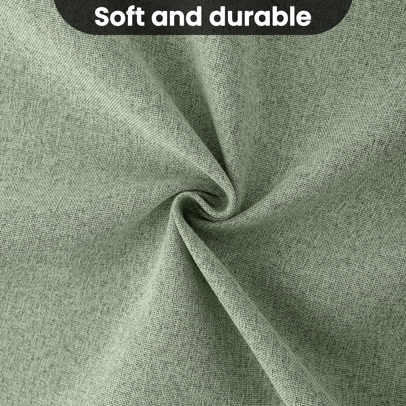 COSVIYA curtains demonstrate easy care: machine washable on gentle cycle.