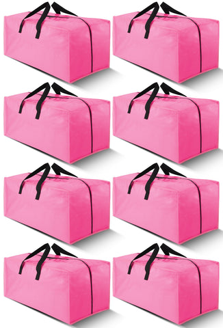 Cosy Family 8-pack moving bags with backpack straps for easy transport