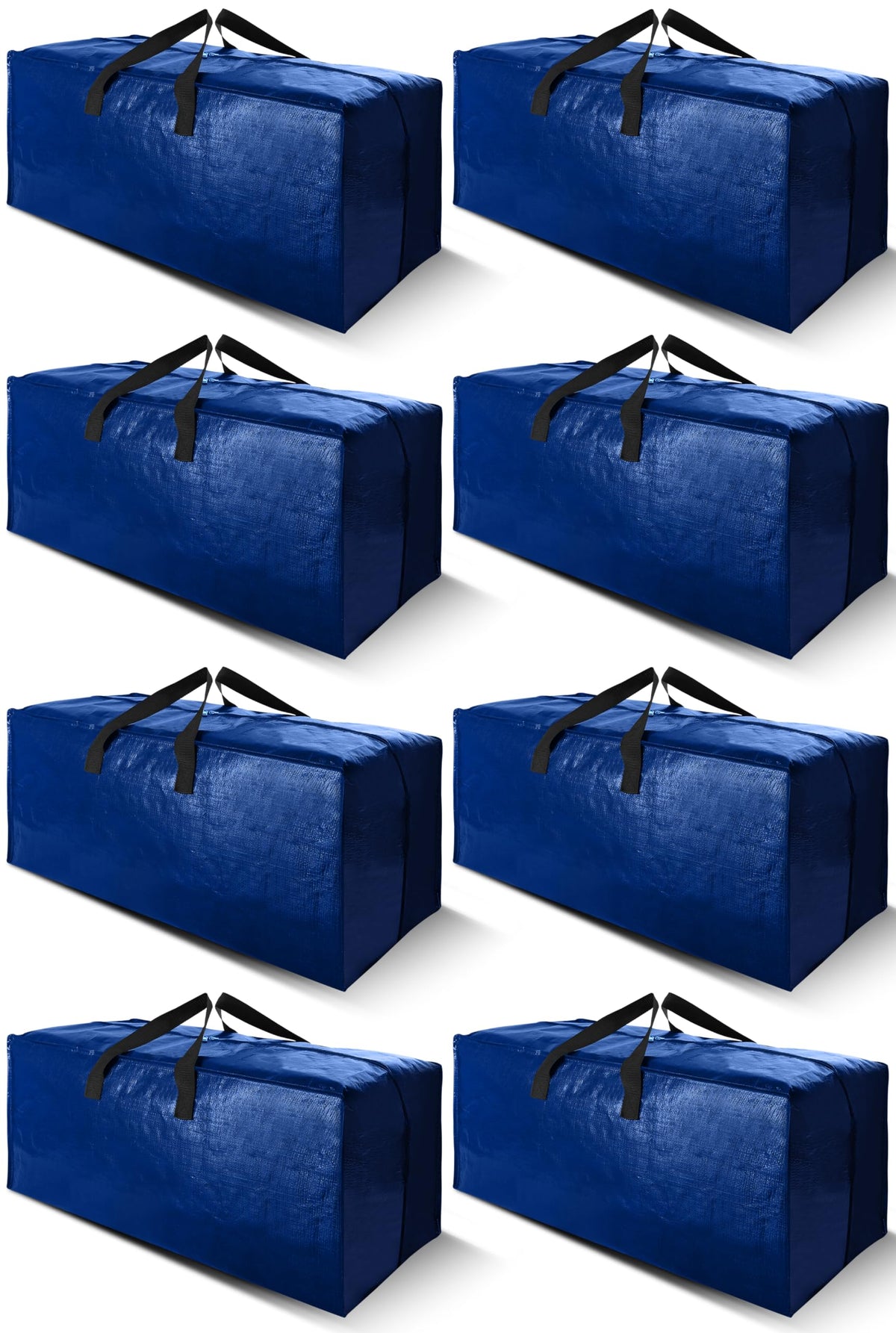 Cosy Family 8-pack heavy-duty moving bags, side view, built to handle bulky relocations.