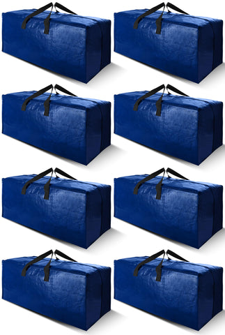 Cosy Family 8-pack heavy-duty moving bags, side view, built to handle bulky relocations.