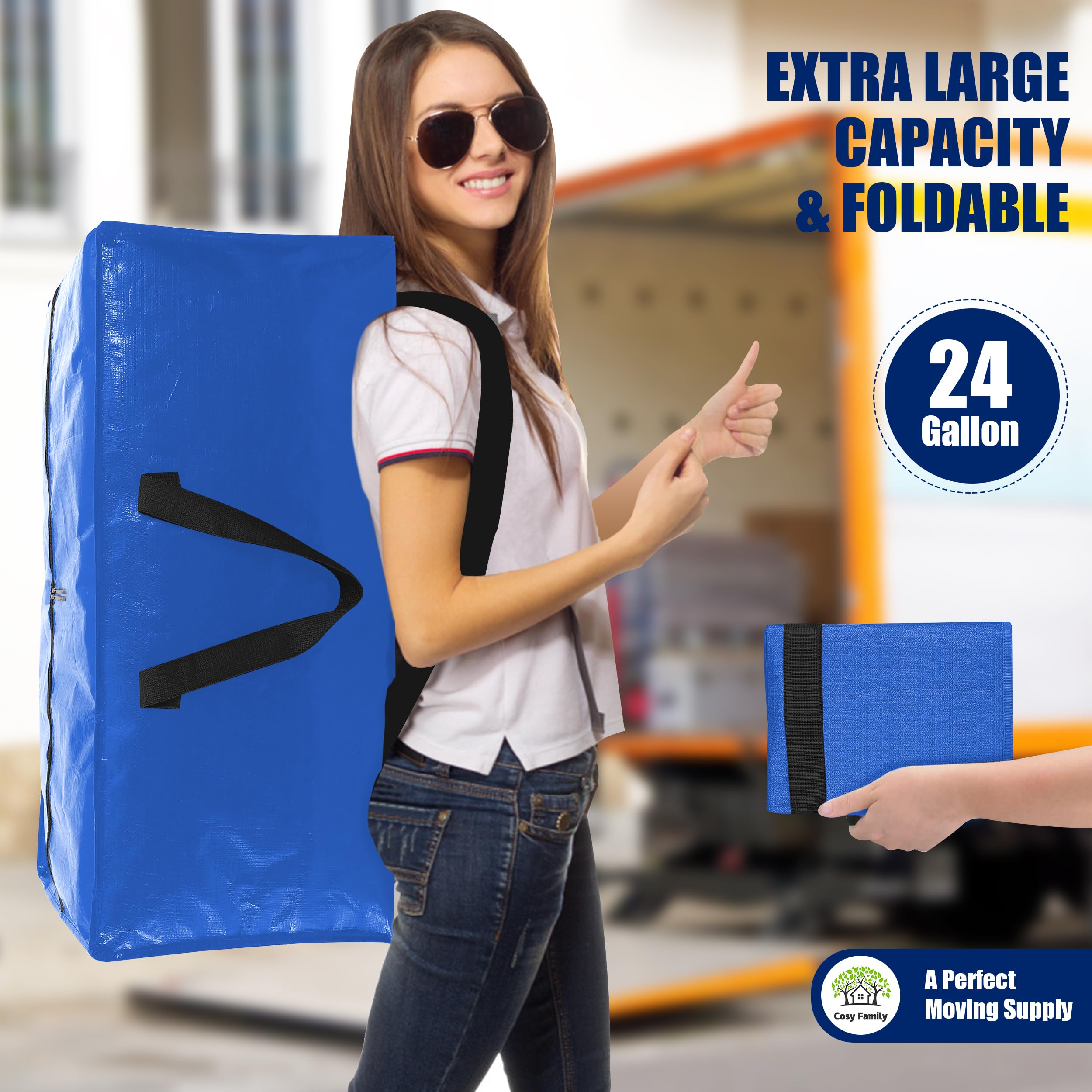 Cosy Family 86-liter capacity fits bulky items safely