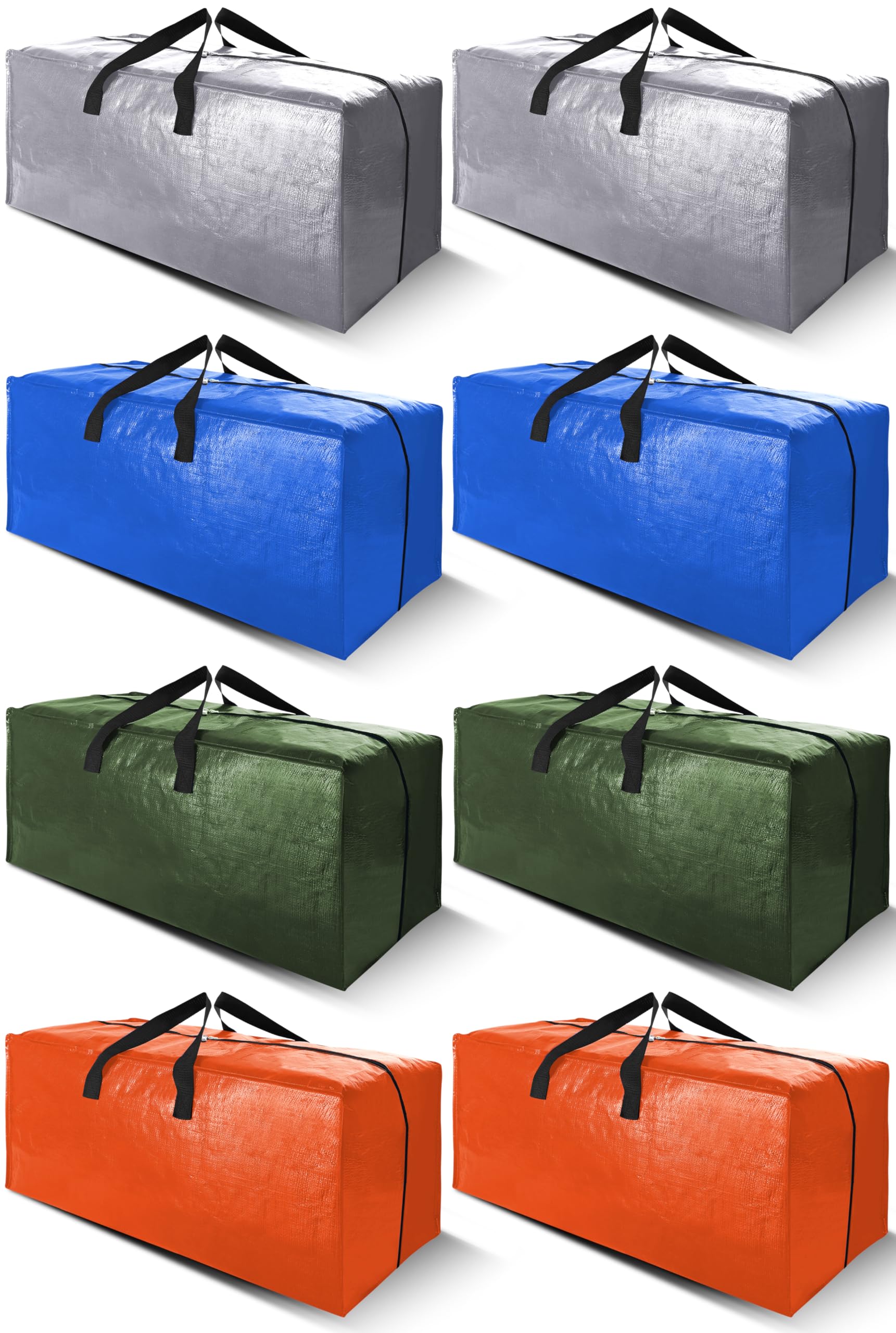 Cosy Family 8-pack moving bags with backpack straps for easy transport.