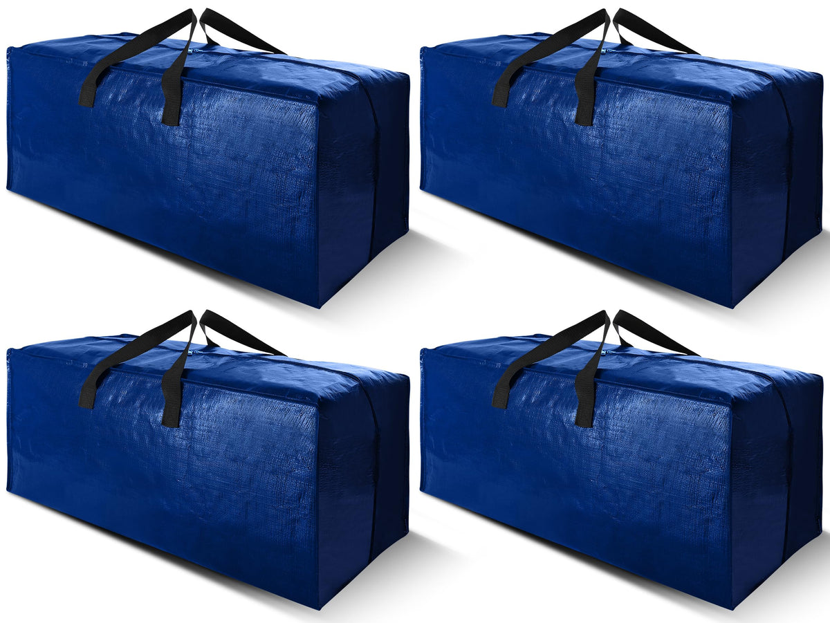 Cosy Family blue extra-large moving bag folded flat for compact storage