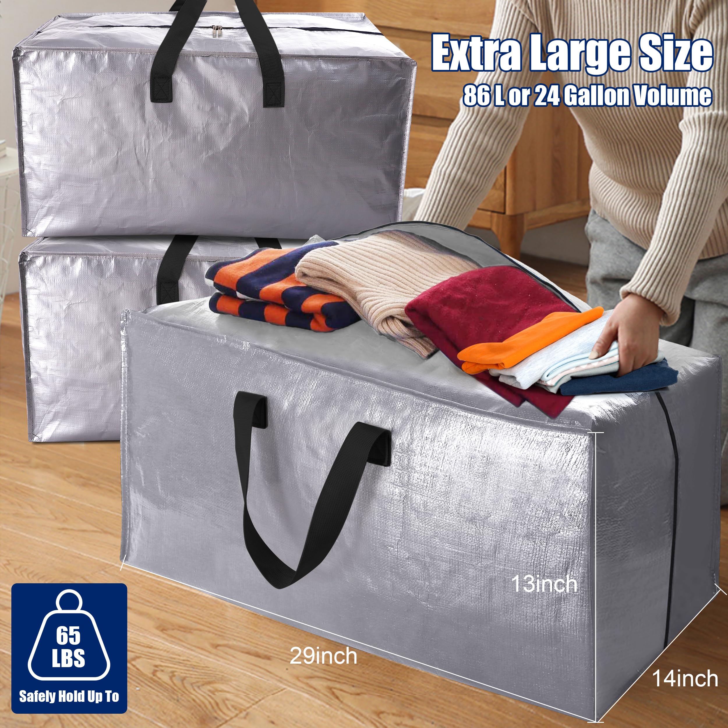 Cosy Family extralarge moving bag crafted from 180gsm coated polypropylene.
