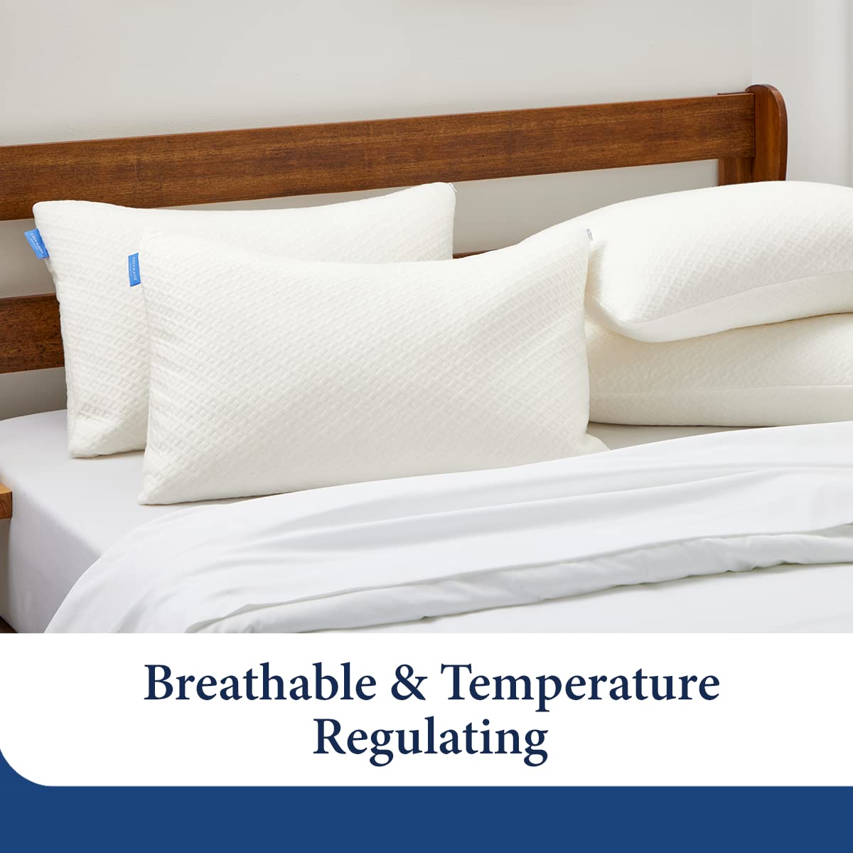 Cosy House Collection CertiPur-certified pillow ensures safe, toxin-free materials.