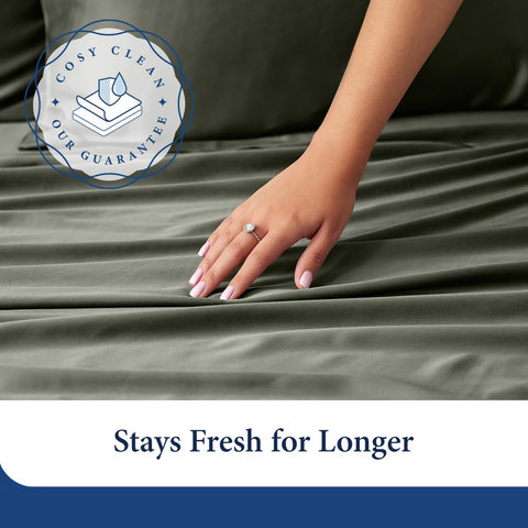 Cosy House Collection cooling bedding promotes breathable sleep with temperature-regulating comfort.