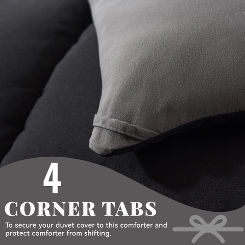Cosybay all-season lightweight comforter displayed for easy layering and year-round use.