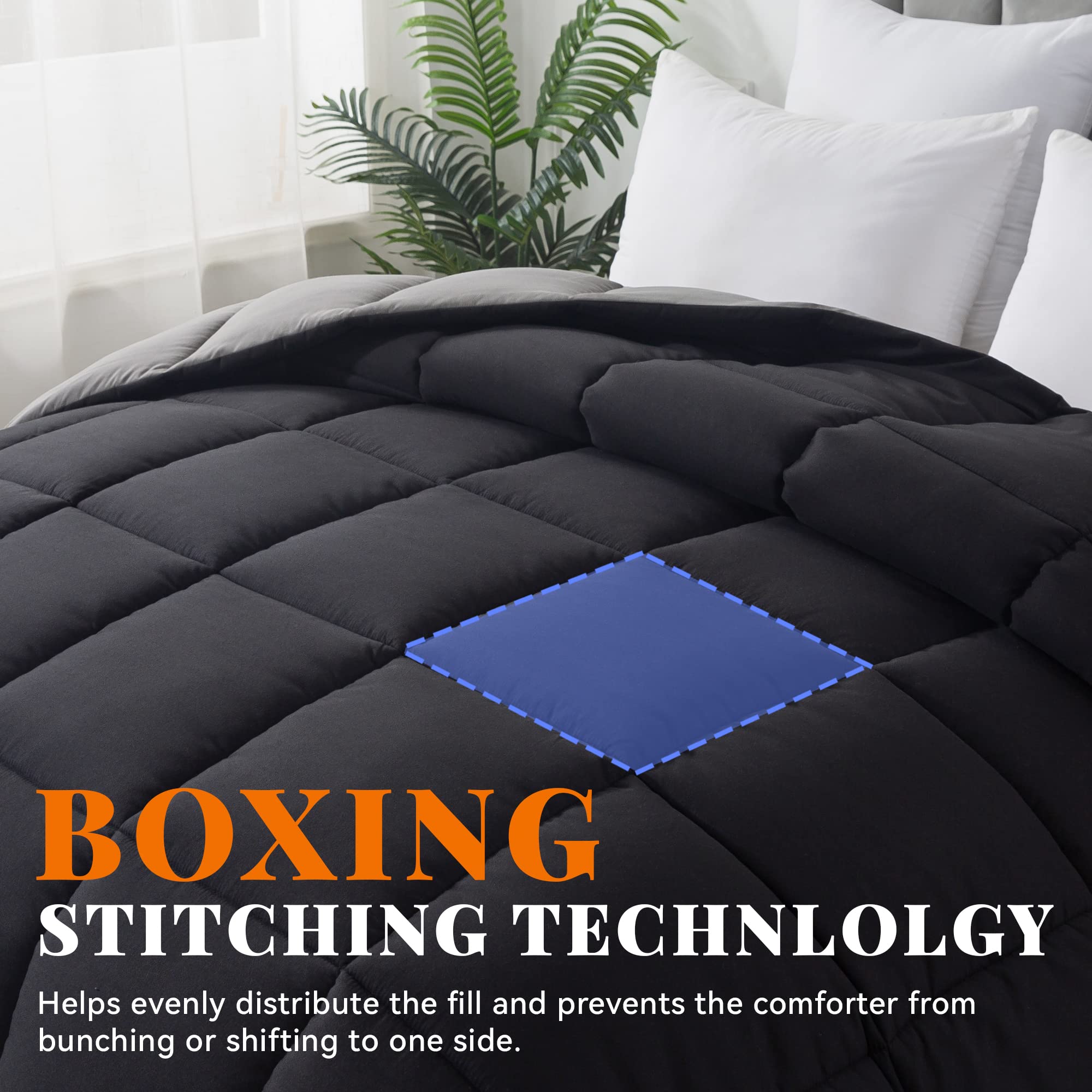 Cosybay comforter corner-tabs closeup demonstrating secure duvet fit in a cover.