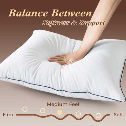 Cosybay goose-down pillow double-stitched edges for durability