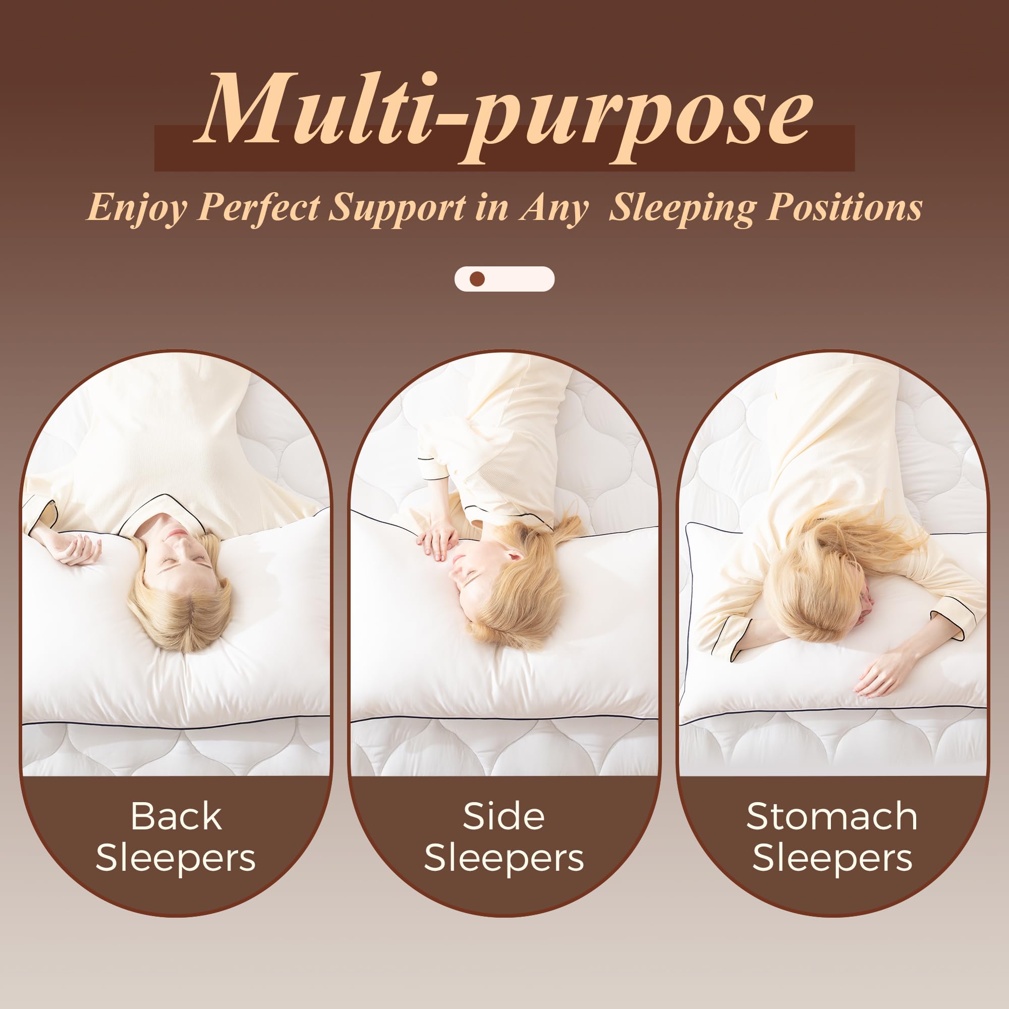 Cosybay luxury hotel collection pillow queen 20x30 for home luxury