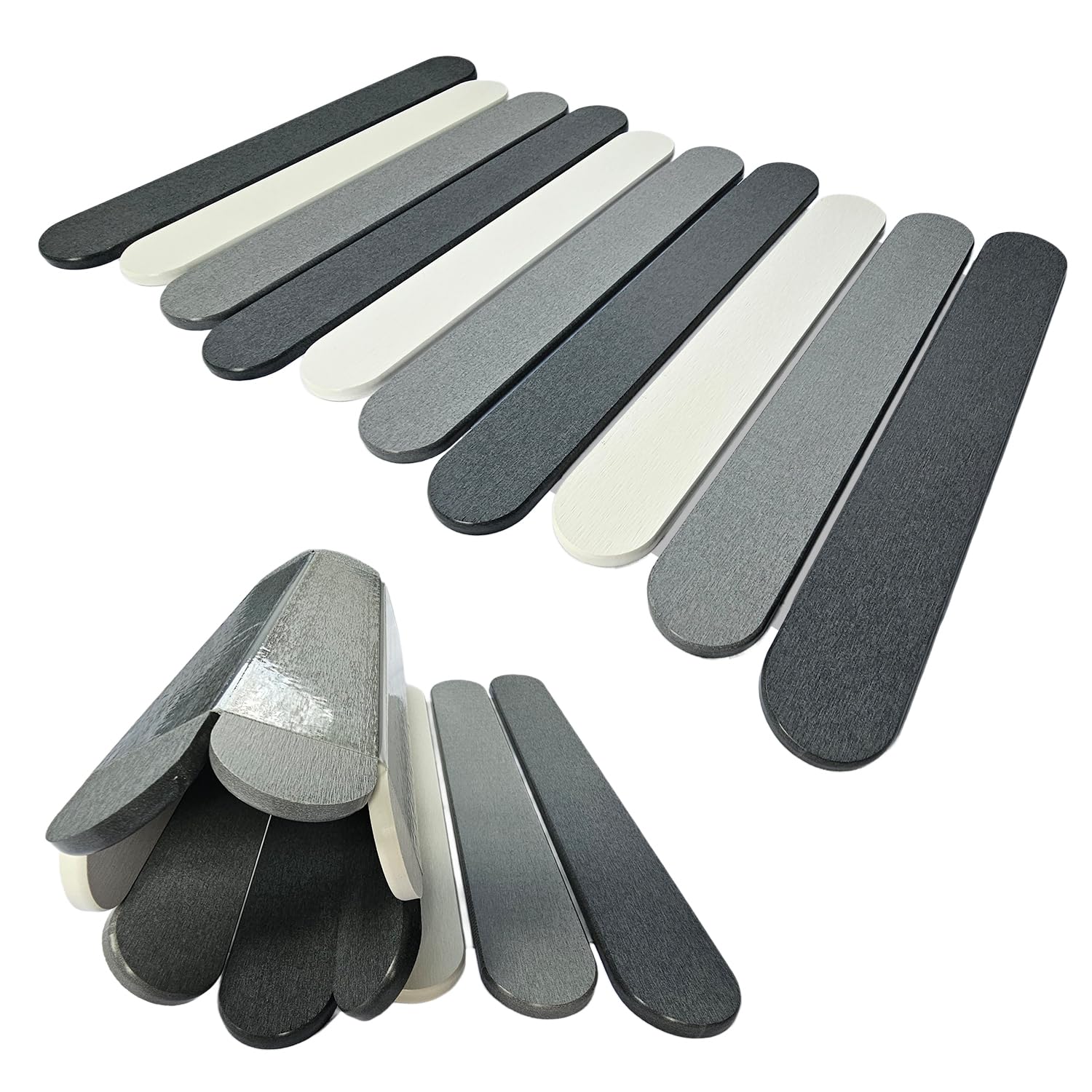 CosyVine foldable stone bath mat with absorbent surface for rapid water pickup.