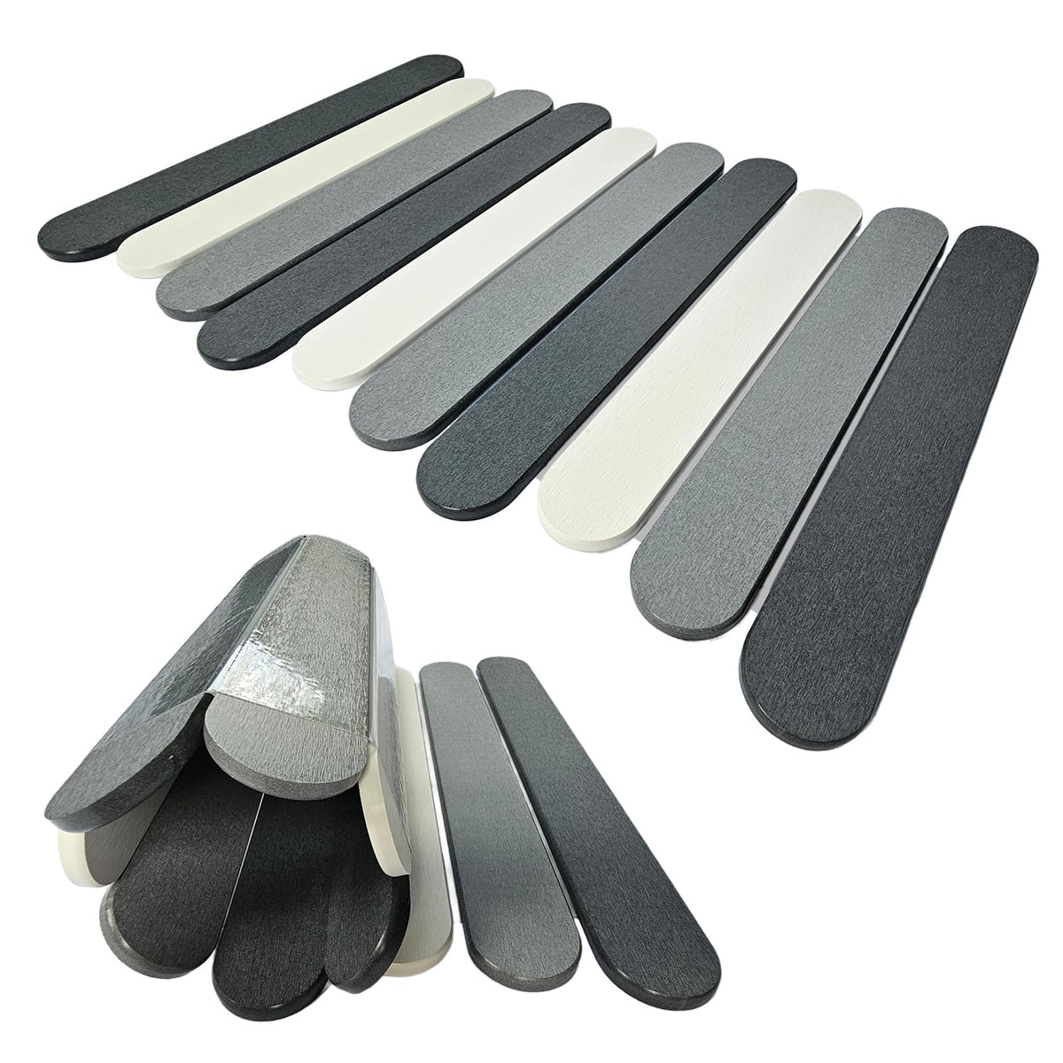 CosyVine foldable stone bath mat with absorbent surface for rapid water pickup.