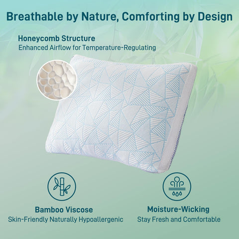 Cotelovo hypoallergenic pillow with OEKO-TEX certification for a safe sleep space.
