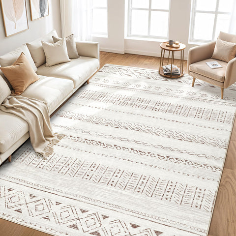 cotiled stain-resistant polyester rug resists spills in dining room