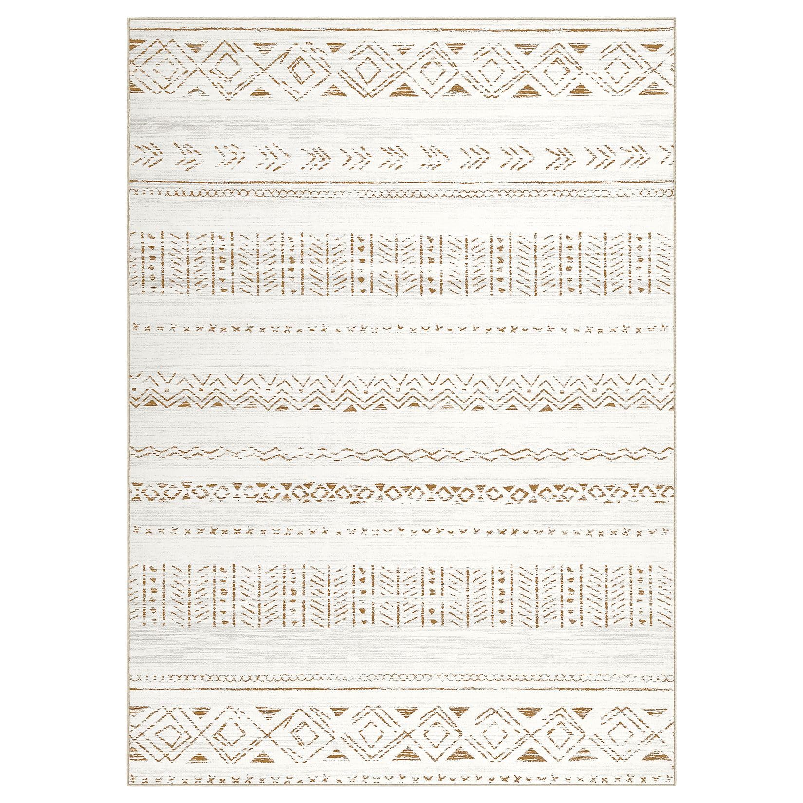 Cotiled rug rolls up for easy storage and seasonal styling changes.