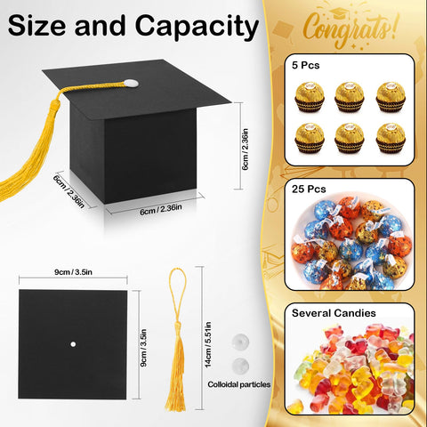 COTOPHER 100-pcs mini treat boxes, sturdy and stackable for easy party setup.
