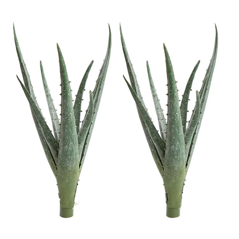 COTSEN artificial aloe pair for versatile centerpiece decor.