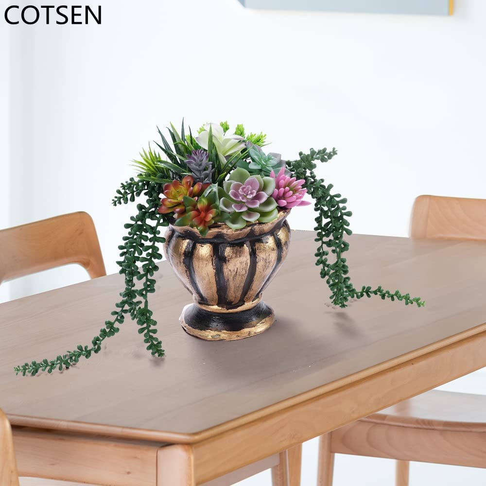 COTSEN unpotted artificial succulents for flexible arrangements