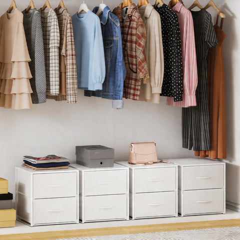 Cottage Charm bedroom storage keeps essentials neatly accessible.