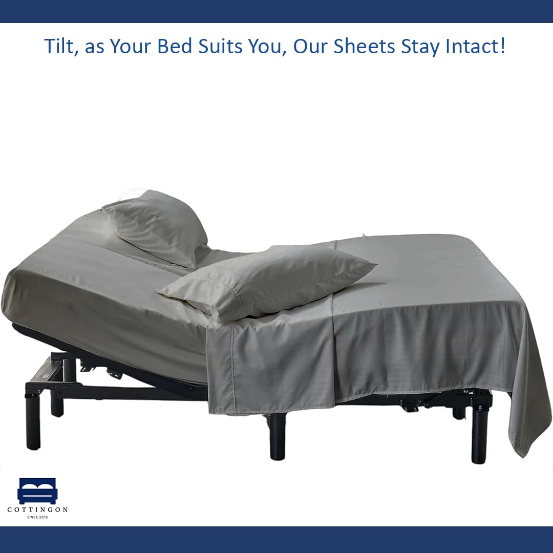 Cottingon half-split fitted sheet designed for 78x80 sleepers with split top.