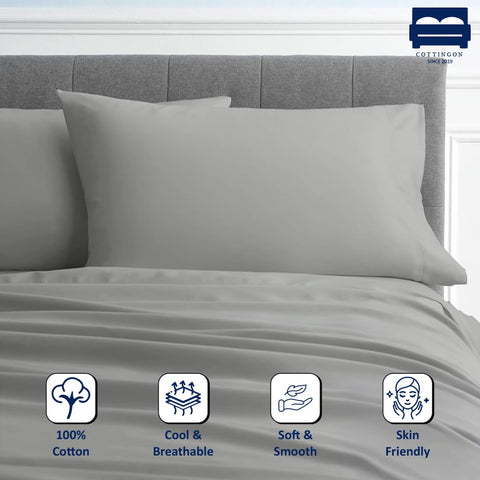 Cottingon RV King pillowcases highlight smooth finish for restful sleep