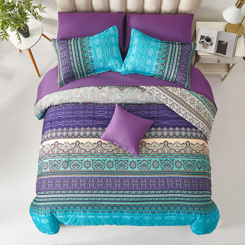 Cottolester Boho fitted sheet with queen depth 12 inches stays securely in place.