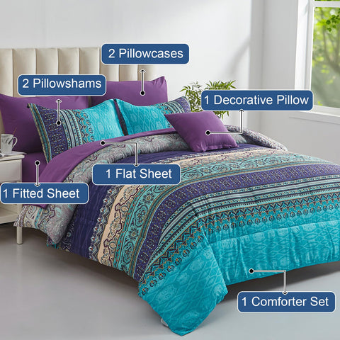 Cottolester Boho flat sheet 102x108 invites a smooth, breathable base layer
