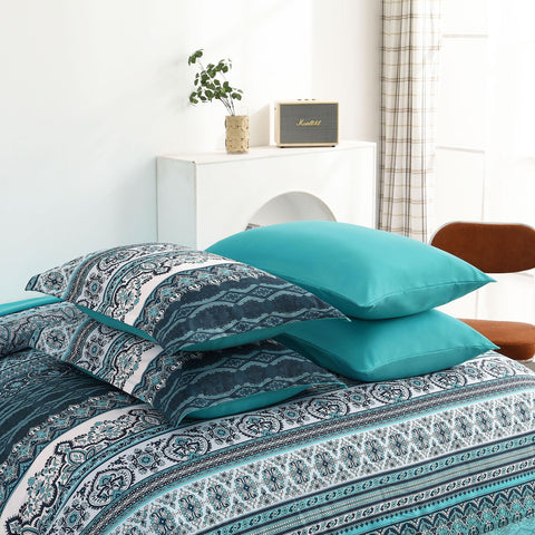 Cottolester decorative pillowcase adds texture and color pop