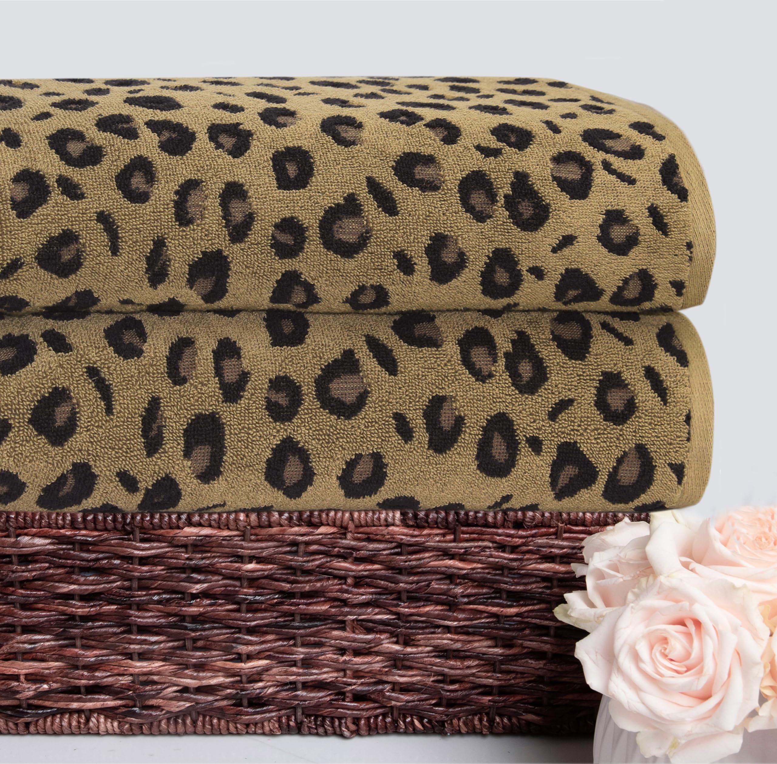 COTTON CRAFT bath sheet ready for beach or poolside use.