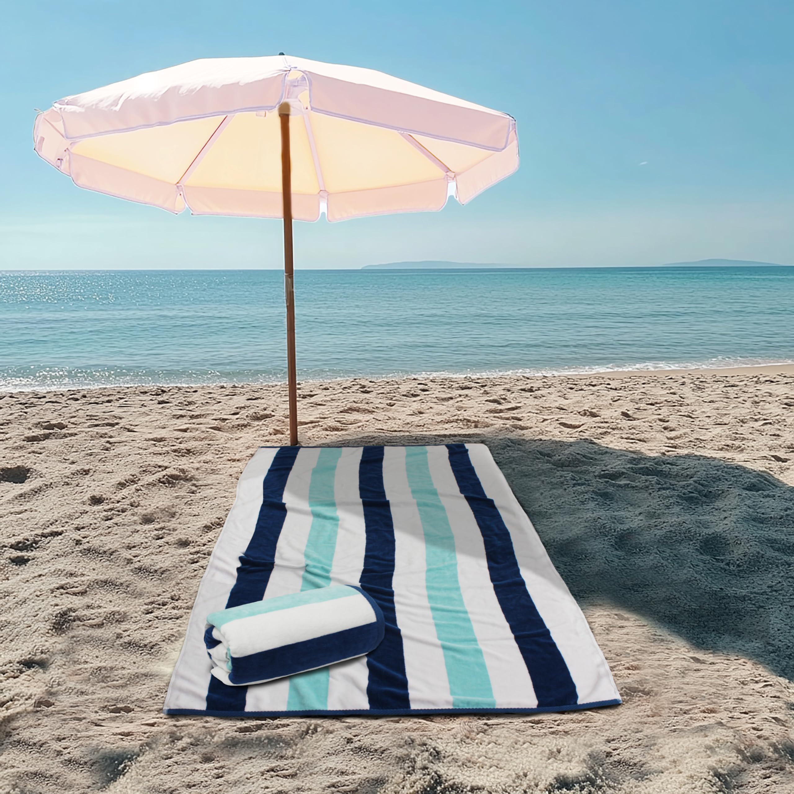 Cotton Craft dobby velour towel close-up showcases plush texture and vibrant, color-fast fabric.