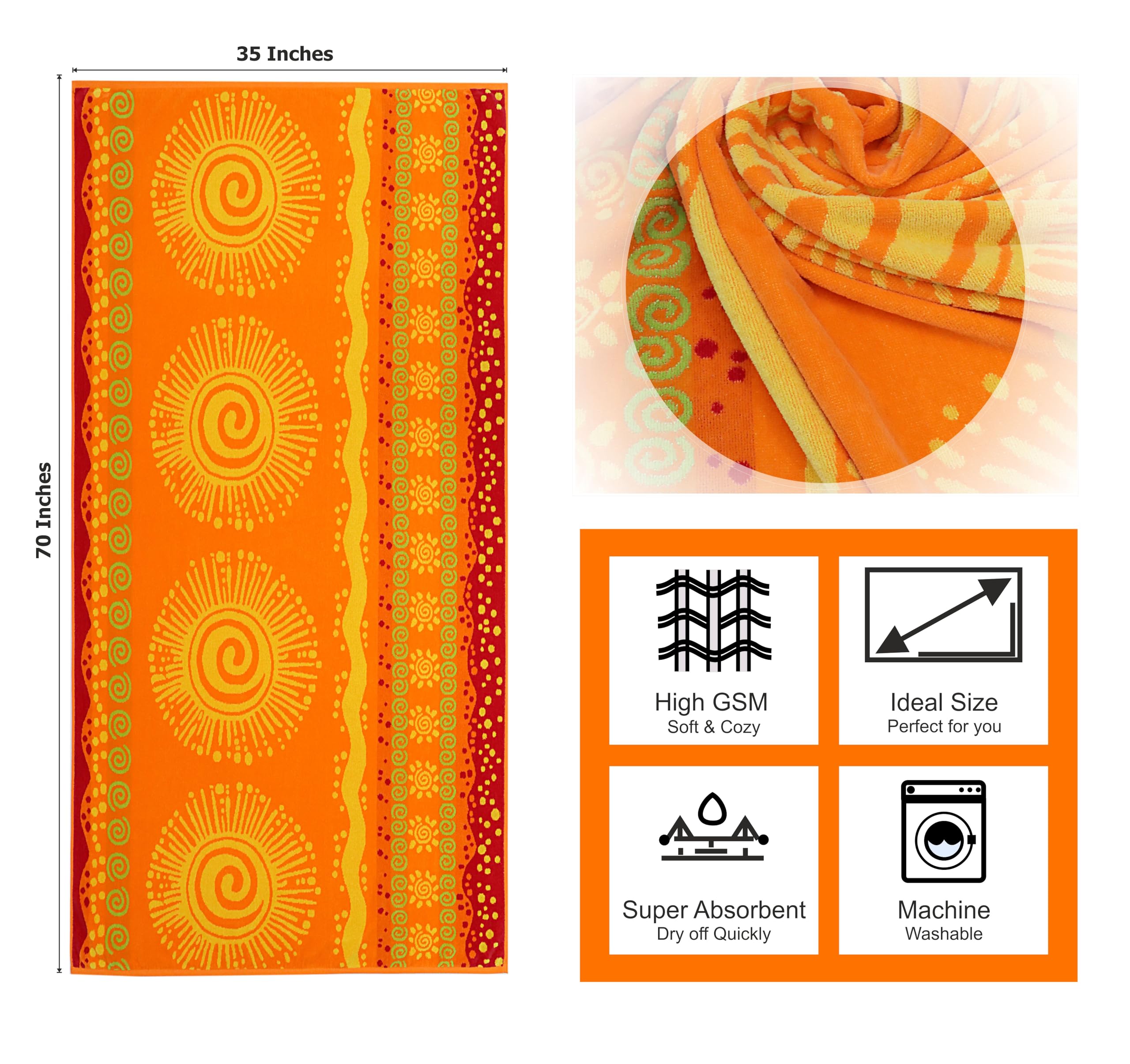 Cotton Craft easy care—machine washable and dryer safe for quick reuse.
