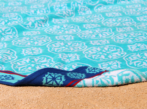Jacquard terry weave adds thickness and a premium feel