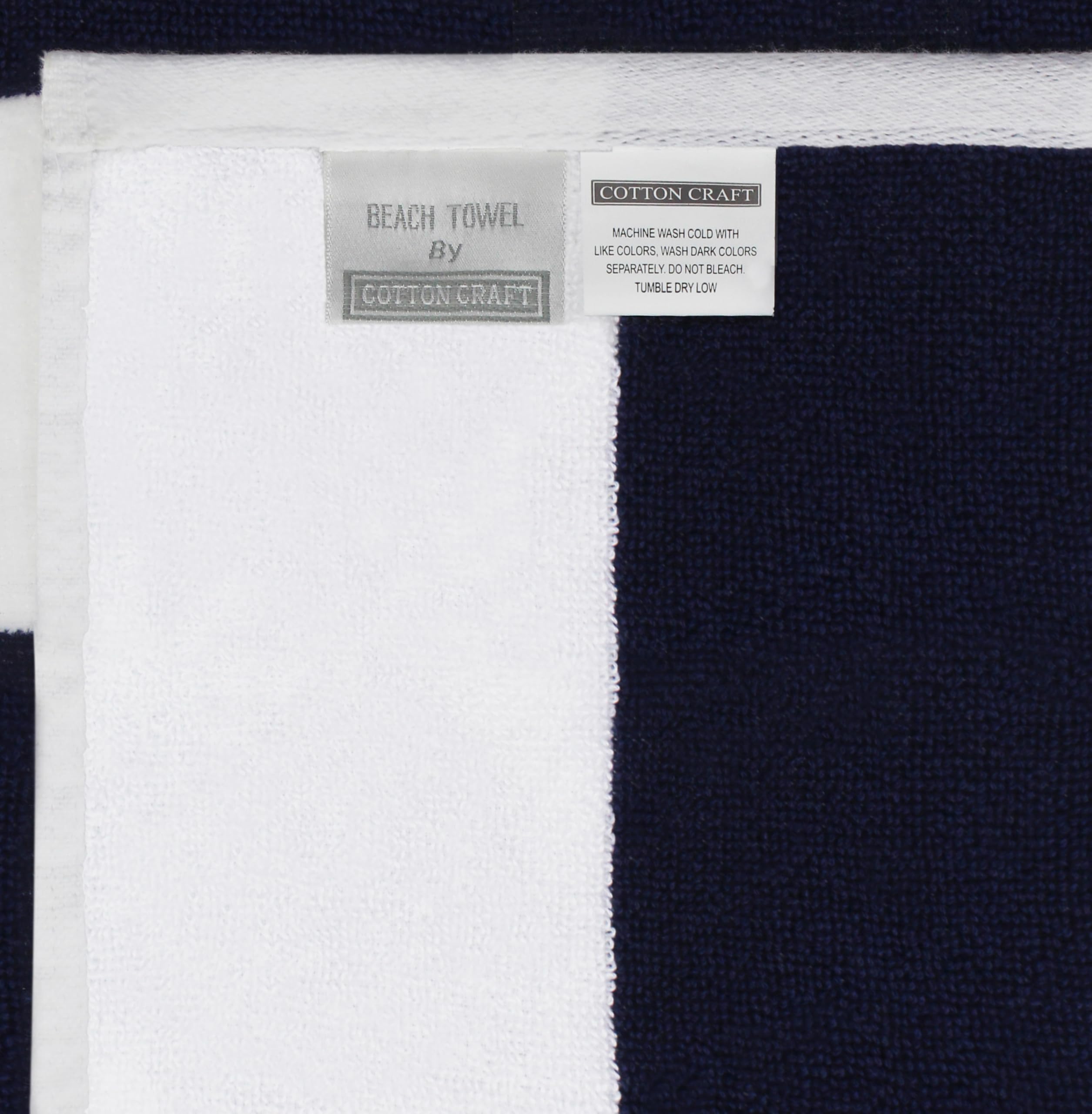 COTTON CRAFT lounge chair cover protects furniture while adding color.