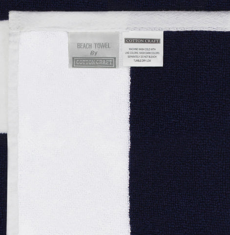 COTTON CRAFT lounge chair cover protects furniture while adding color.