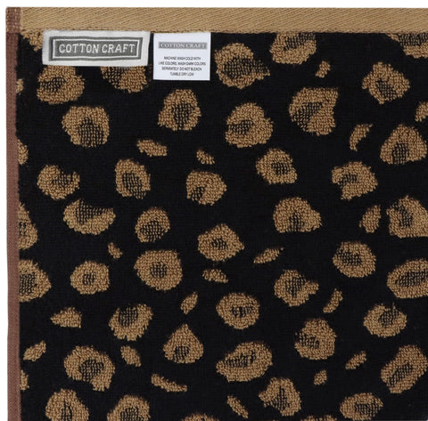 Luxurious COTTON CRAFT bath sheet with spa-worthy finish.