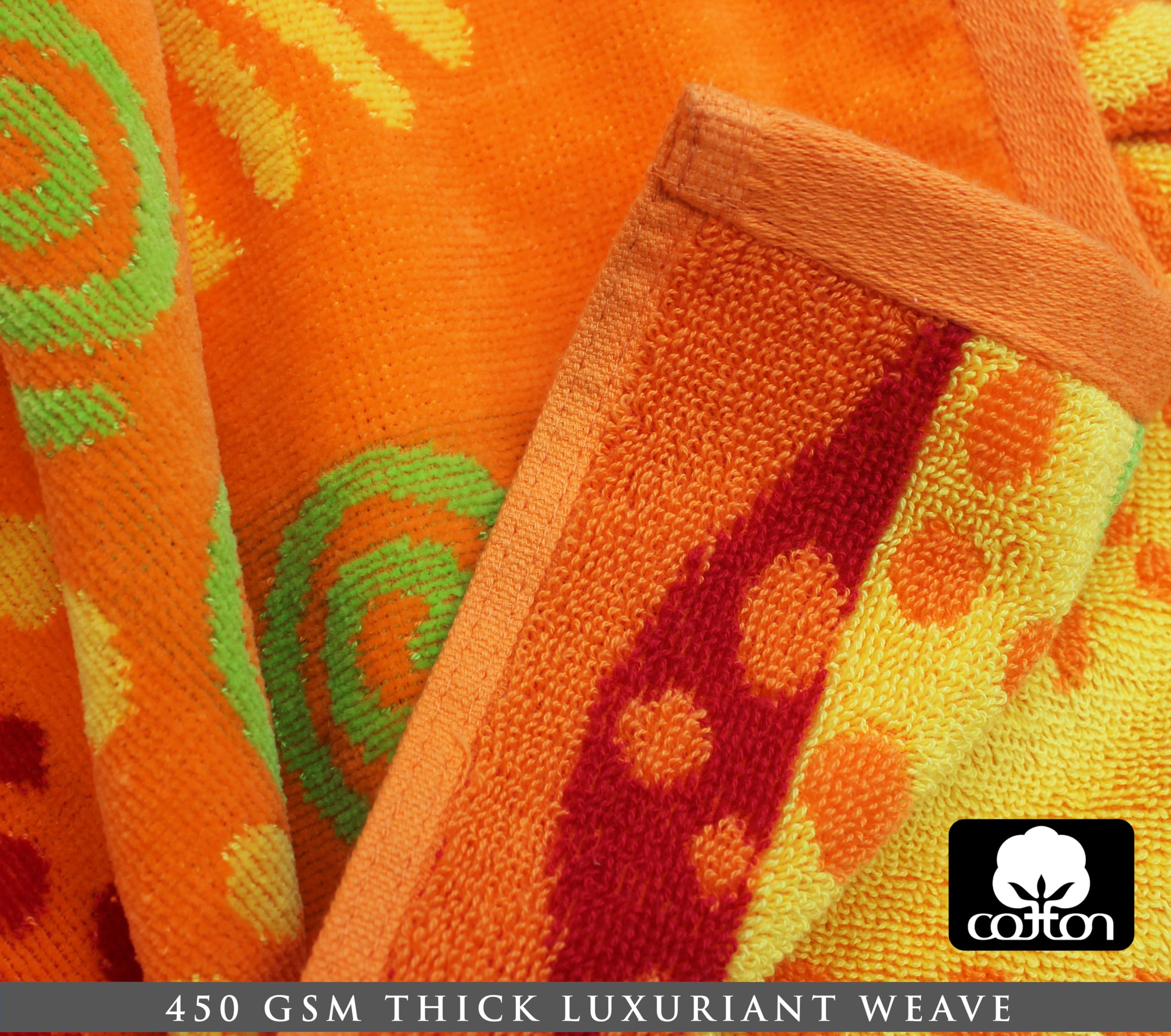 Cotton Craft plush terry 450gsm towel closeup showing soft, absorbent fibers.
