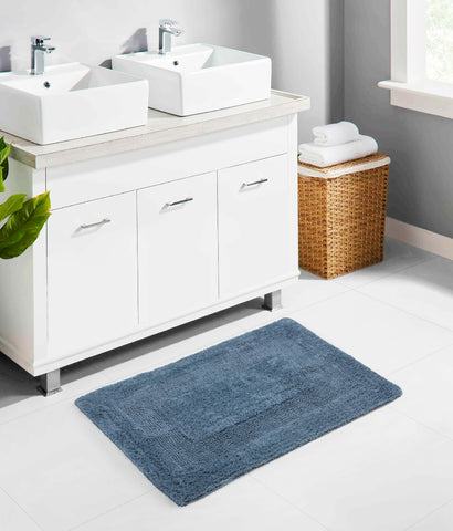 Cotton Craft Reversible Bath Mat 2300gsm shows two-way softness for versatile styling