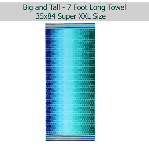 Cotton Craft soft cotton velour towel delivers plush warmth after swimming.