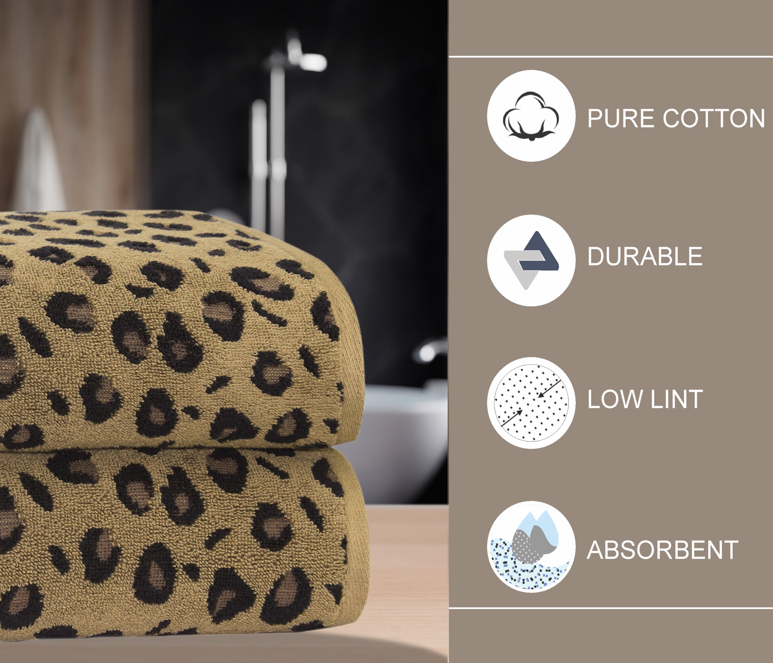 COTTON CRAFT soft, large bath sheet draped over lounge chair.