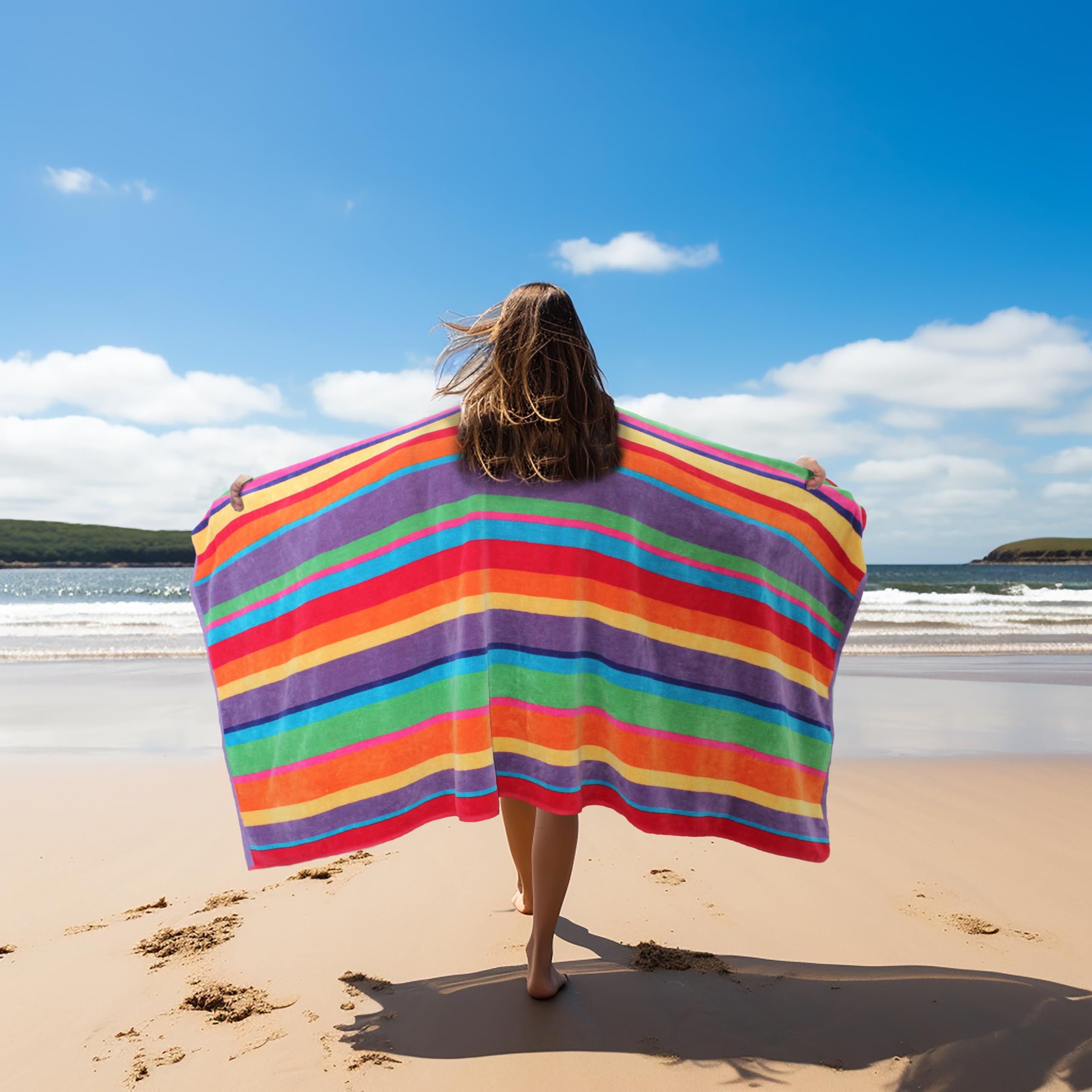 Machine washable Cotton Craft towel maintains bright colors after cycles.