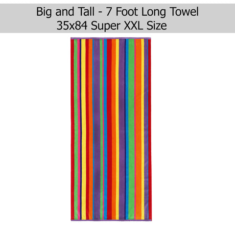 COTTON CRAFT Two-pack oversized towels offering expansive lounging space.
