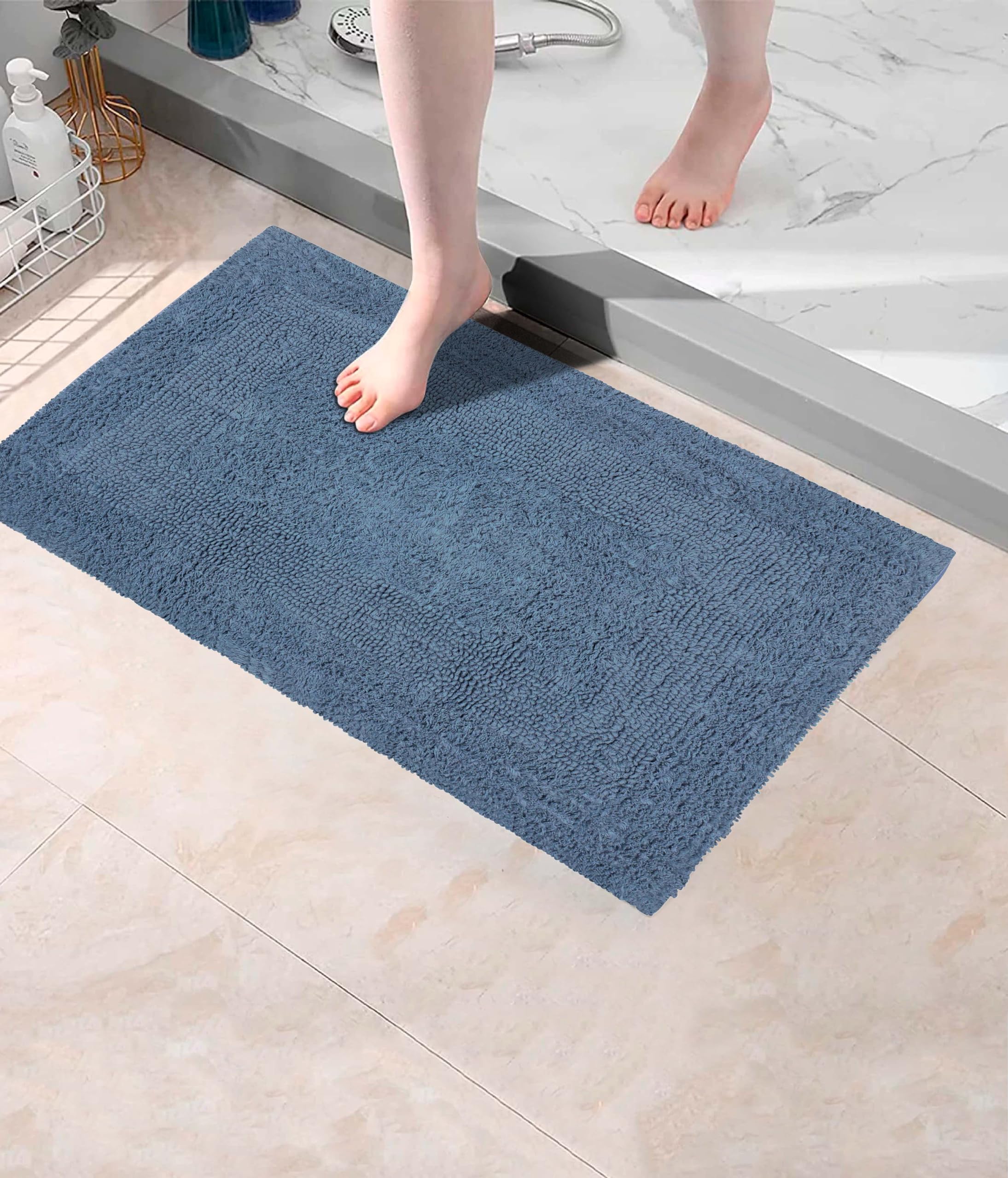 Cotton Craft Two-Piece Bath Mat Set offers a coordinated bathroom upgrade