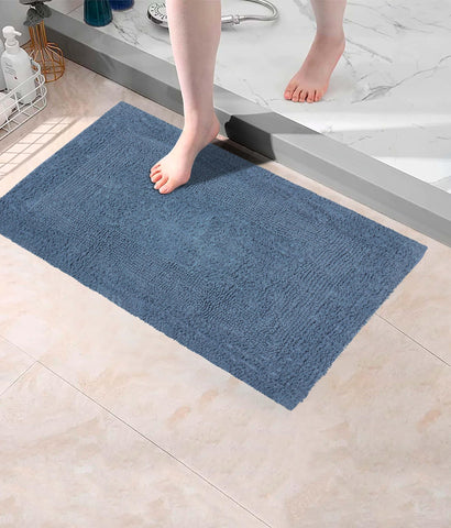Cotton Craft Two-Piece Bath Mat Set offers a coordinated bathroom upgrade