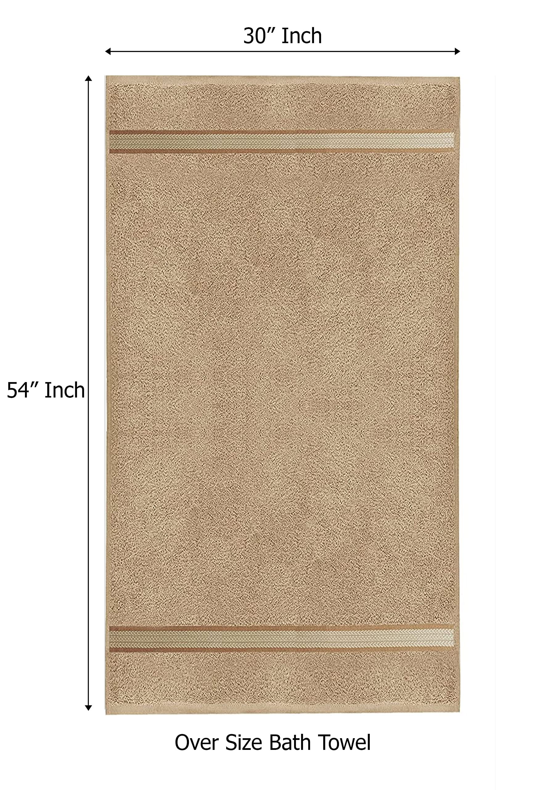 COTTON CRAFT Ultra Soft towels folded neatly in linen for a cozy bath touch